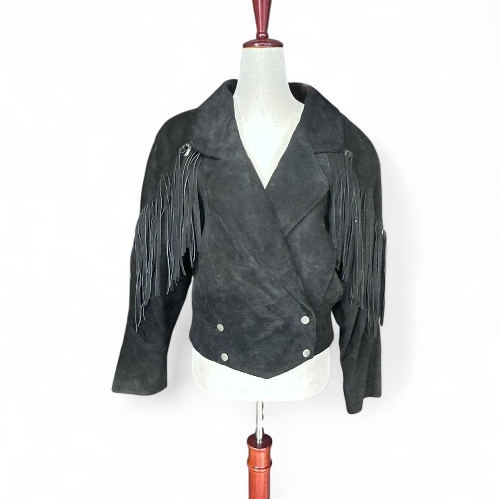 90s G4000 suede leather jacket